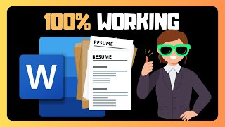 How To Get Resume Template On Microsoft Word [GUIDE]