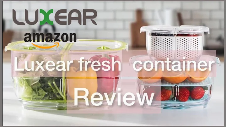 LUXEAR Fresh Keeper Refrigerator Storage Container Review| The Best Food Storage Container