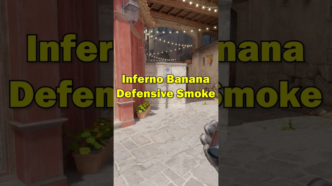 Cs2 Inferno - Banana Defensive Smoke - 