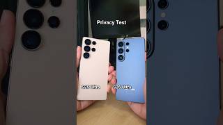Magic! Privacy test Samsung S26 Ultra vs Samsung S25 Ultra