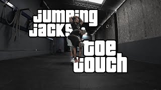 Jumping Jacks Toe Touch