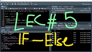 R Programming Tutorial # 5 | If Else Statement in R studio | Coursework help for R | UBprogrammer