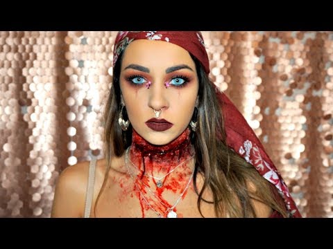 SLIT THROAT SFX | HALLOWEEN MAKEUP TUTORIAL