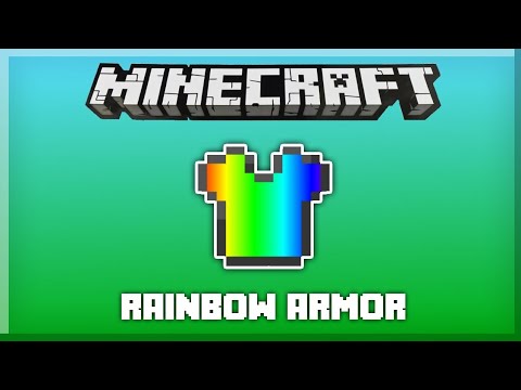 MCPE Tutorials: How to Obtain RAINBOW ARMOR!! | Command Block