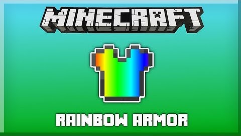 MCPE Tutorials: How to Obtain RAINBOW ARMOR!! | Command Block