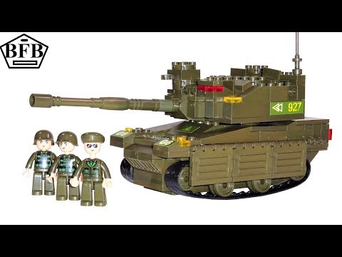 Sluban M38-B0285 | Baukasten Armee Kampfpanzer | Speed Build mit Lego Test