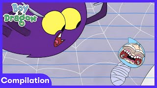 boy dragon funny spider attack wildbrain kids wildbrain