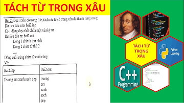 TÁCH TỪ TRONG XÂU |Nguyễn Xuân Hồng IT