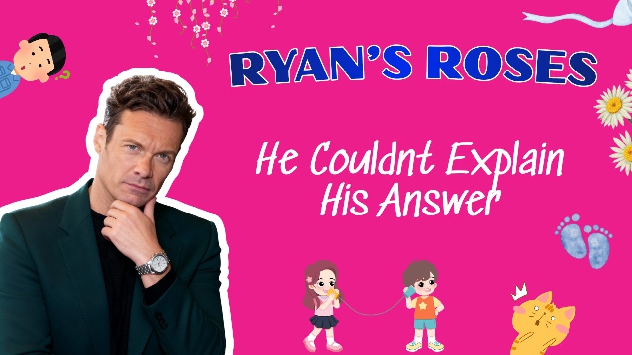 He Couldnt Explain His Answer | Ryan Seacrest