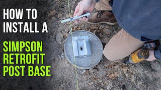 How to Install a Simpson Retrofit Post Base