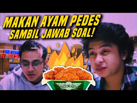 CHALLENGE MAKAN AYAM PEDES SAMBIL MIKIR BANGET! | BIKIN GAK KONSEN!
