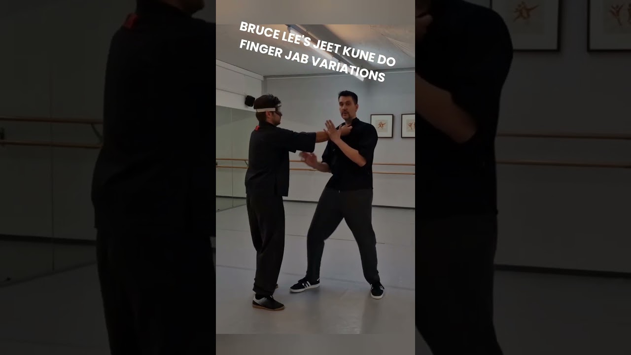 FINGER JAB VARIATIONS - Bruce Lee's Martial Art Jeet Kune Do 