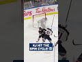 KJ HIT THE SPIN CYCLE! 🔄 #shorts #cbj #hockey