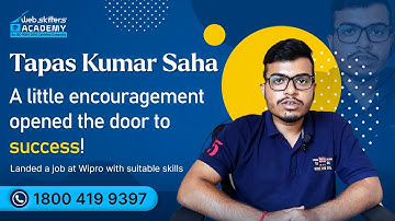 Journey from a student to a MNC professional, Learned the right skills to get a job at Wipro!