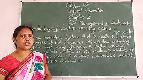 Class-5 Computer Chapter-2 By Madhu Srivastav