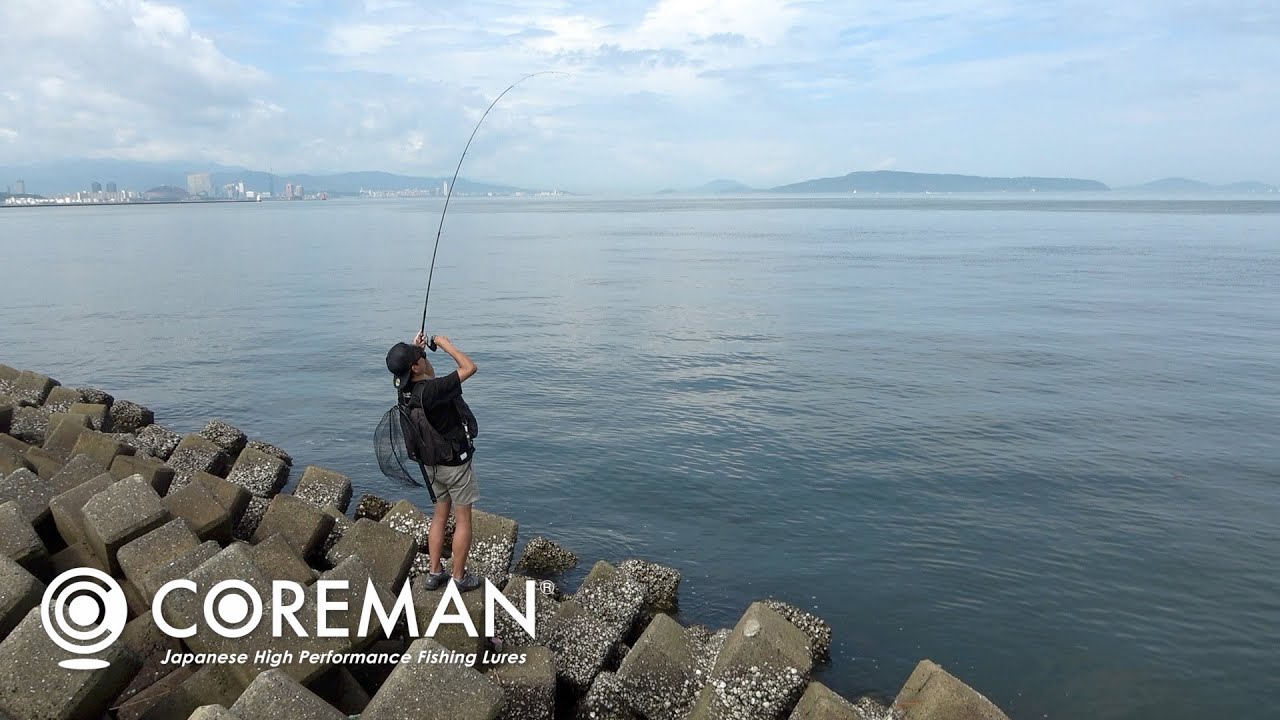 Suzuki bait! Sea bass day game with Coreman VJ-16! [Izumi Hirofumi