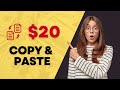 Earn $20 With Simple &amp; Easy Fiverr Copy Paste Job | Copy paste work on Fiverr in 2023