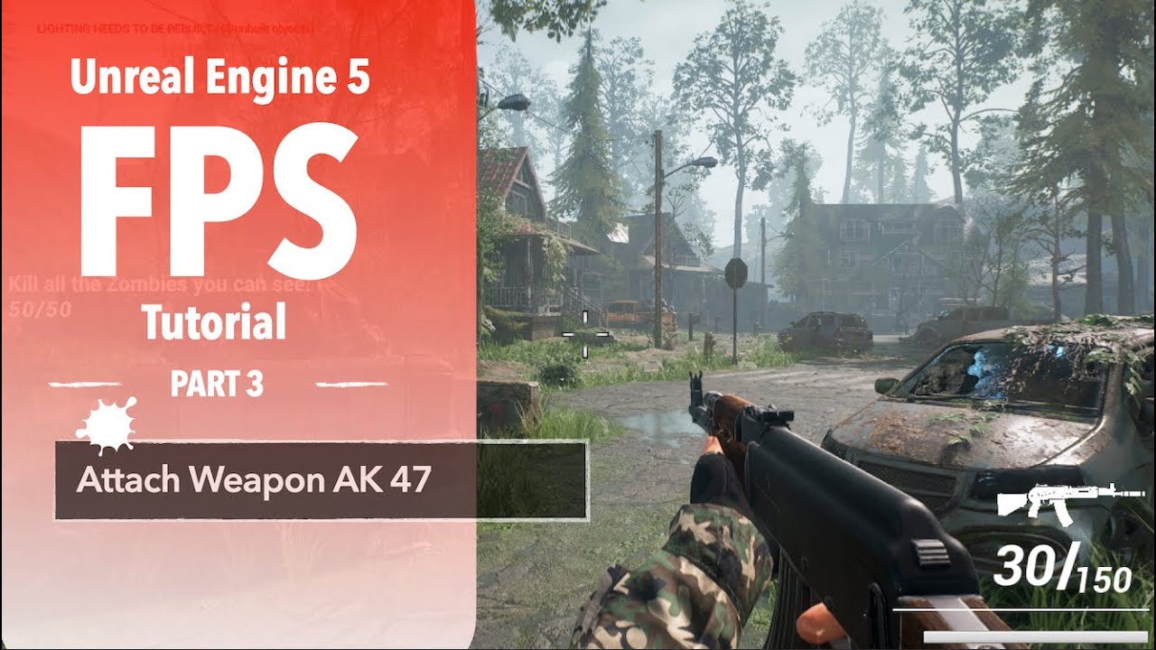Unreal Engine 5 FPS tutorial ! Weapon equipment - YouTube