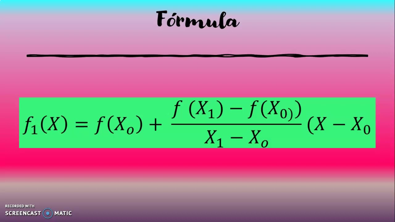 Método de Interpolación LinealMétodos NuméricosBy KarenG YouTube
