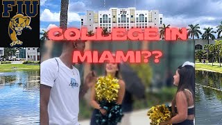 FLORIDA INTERNATIONAL UNIVERSITY TOUR! IN MIAMI 💯
