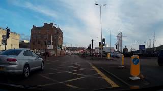 Winter Road Trip Drive From Dundee To Broughty Ferry Tayside Scotland
