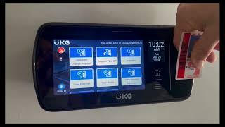 Punching in and out at Kronos clocks