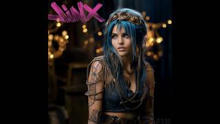 Jinx from Arcane brought to life aiart edit midjourneyconsistentcharacter anime