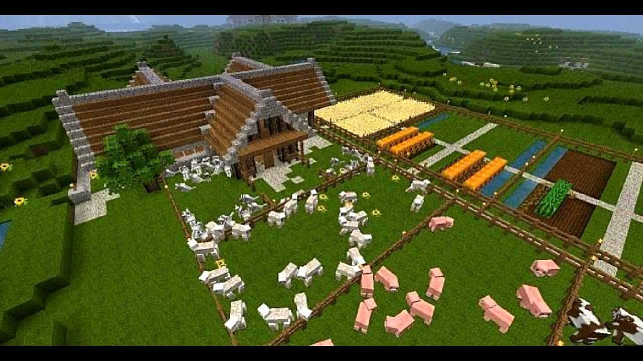 16. 1. 2. ферма в майнкрафте постройка. огород в майнкрафт 1.