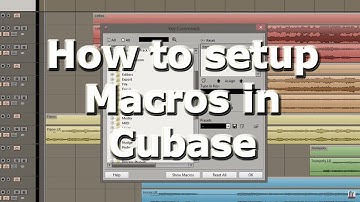 Setting up Macros in Cubase and Assigning them to a MIDI Controller