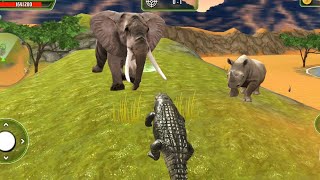 Crocodile Family Simulator | Crocodile Survival Missions - Best Android GamePlay HD screenshot 5