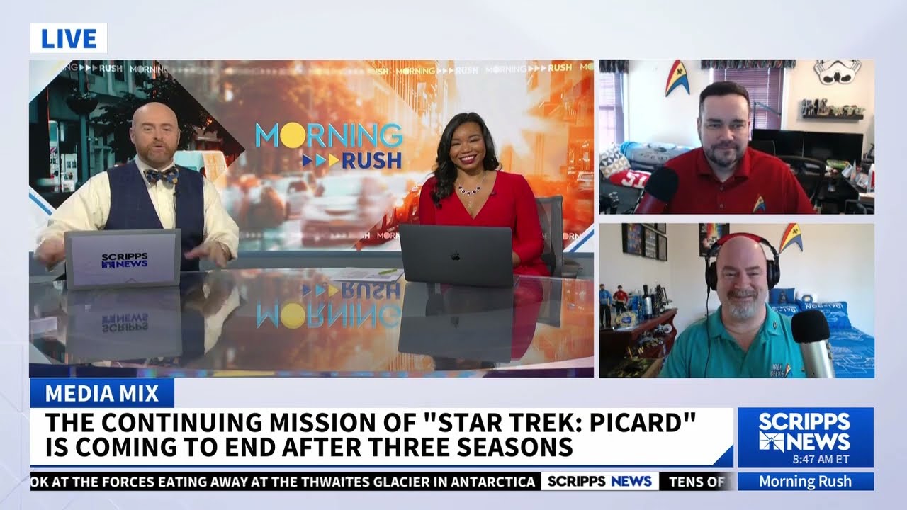 Picard's final frontier with "Trek Geeks"  Bill Smith & Dan Davidson