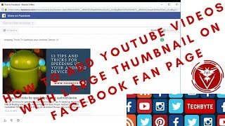 How to Add youtube videos with large Thumbnail on facebook fan page screenshot 3