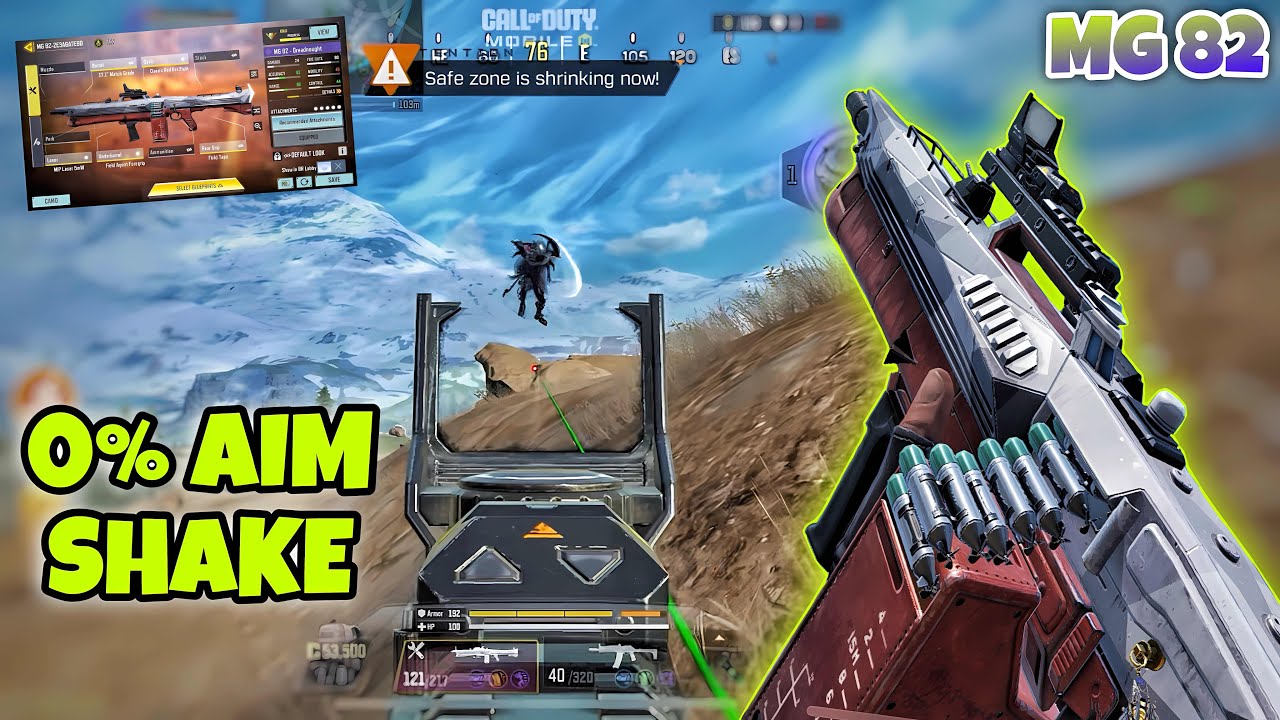 💥 MG 82 LASER BEAM! 🔫 ZERO Recoil + 0% Aim Shake Gunsmith