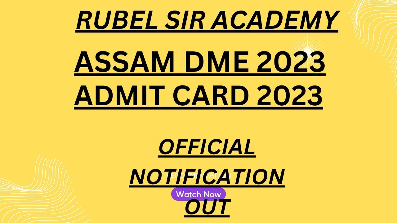 How to download DME Assam Admit card 2023--1415Grade III & Grade IV admit card