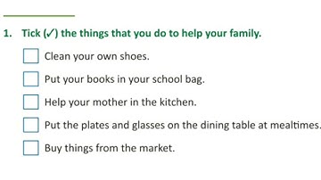 EVS Class-3 Chapter-1 (Topic-My family&I) Part-9 by Shreya Ojha