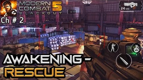 Modern Combat 5: Blackout Android Walkthrough - Gameplay - Chapter 2 - Awakening - Rescue