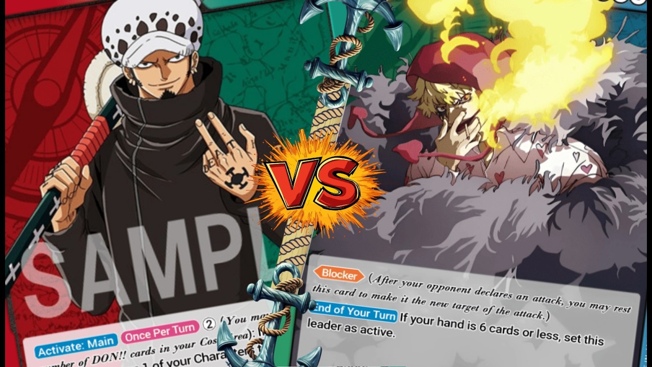 One Piece Battle! || RG Law Vs GU Rosinante || Locals Match || OP14/EB04