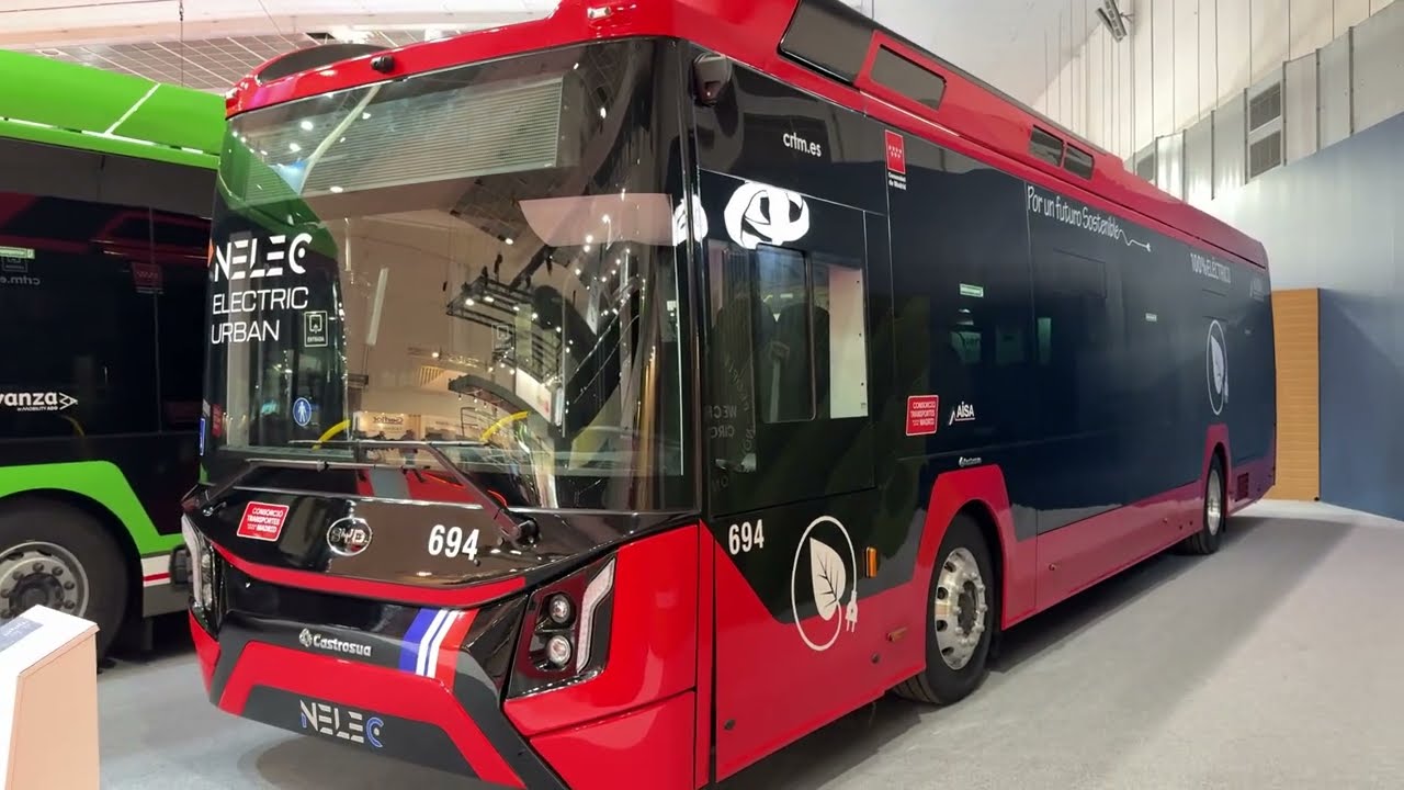 Castrosua Nelec Urban (2026) – Walkaround & First Look | Busworld Europe 2025 Brussels