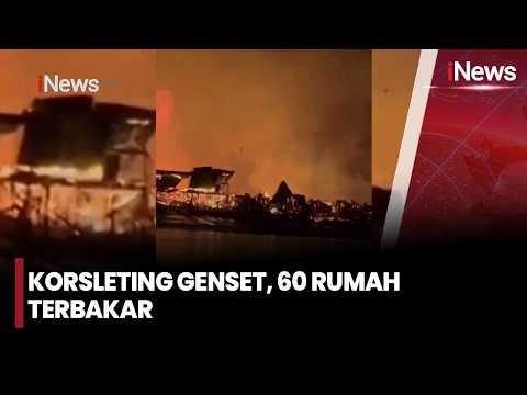 Korsleting Genset, 60 Rumah Terbakar Hebat | iNews Malam 27/10