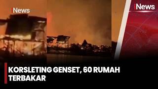 Korsleting Genset, 60 Rumah Terbakar Hebat | iNews Malam 27/10