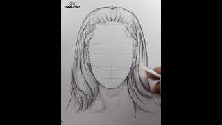 Draw Girl Face Like a Pro | Loomis Method Tutorial