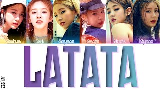 (G)I-DLE ((여자)아이들) - LATATA (Colour Coded Lyrics Han/Rom/Eng)