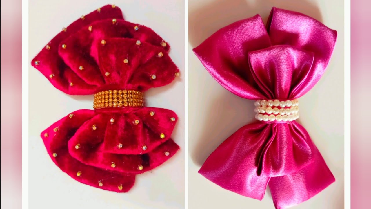 Wow beautiful hair bow making 