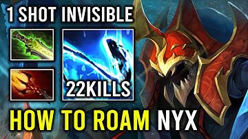 How to Invisible Roaming 1 Shot Burst Mind Flare Level 5 Dagon Nyx Assassin Dota 2