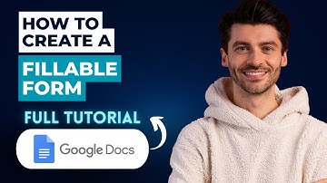 How to Create a Google Docs Fillable Form [2025 Guide]