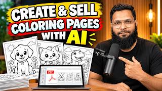 The Easiest Way to Create Passive Income with AI Coloring Pages