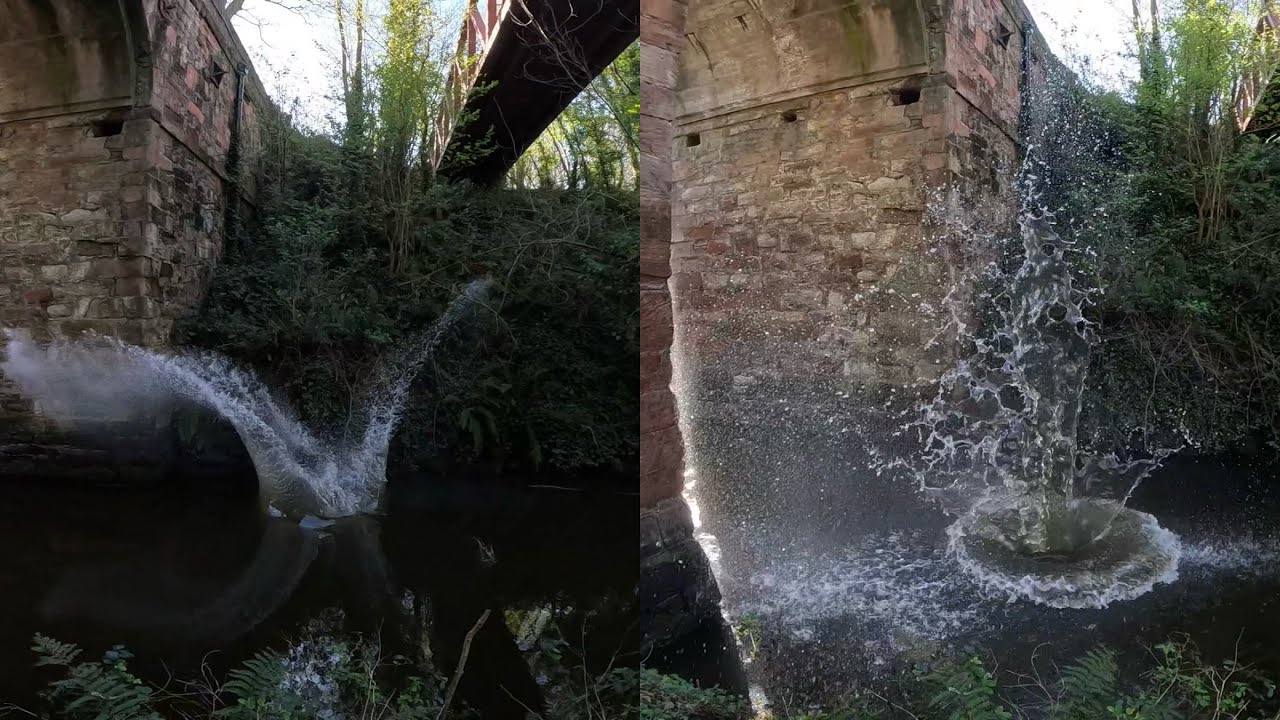 Throwing Rocks off Bridges and Creating Humongous Splashes! 💦