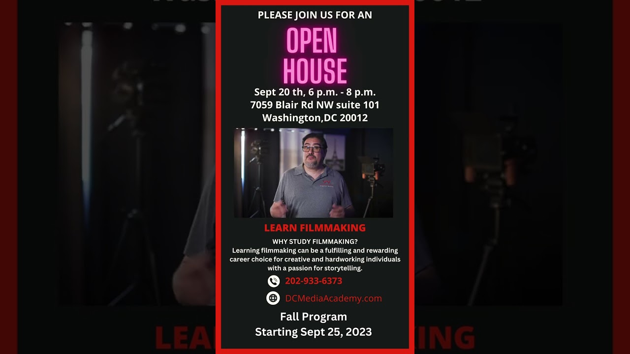 Learn filmmaking in 10 weeks!