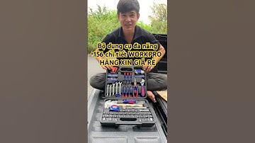Bộ dụng cụ đa năng 156 chi tiết WORKPRO WP009042 Hàng tốt giá rẻ #dungcuso #workpro #donghe