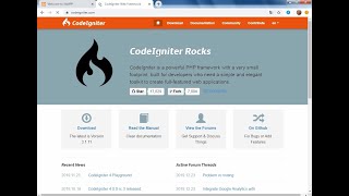 Cara Instal dan Konfigurasi Codeigniter
